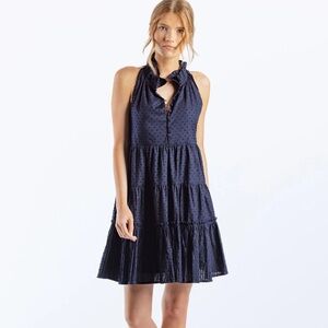 NEW NWT Sundays Jamie Dress Navy Blue Sleeveless Size Small S
